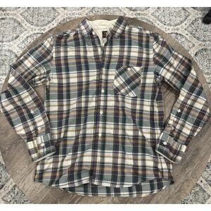Takeo Kikuchi Button Up Plaid Shirt Size 2 Long Sleeve